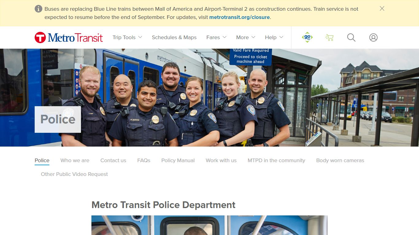 Police - Metro Transit